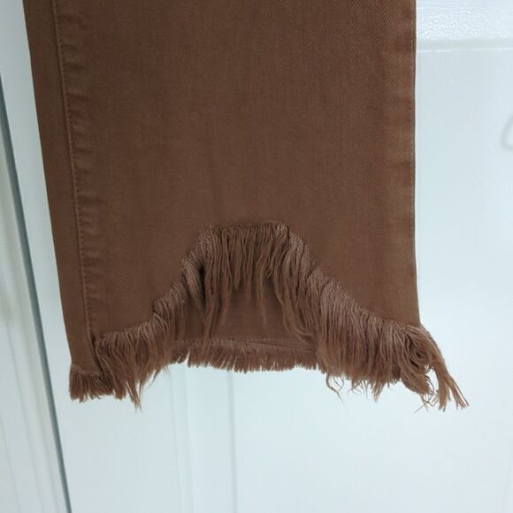 Johnathan Simkhai River Coffee Brown Denim 28 - Picture 5 of 12